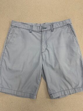 Patagonia Men's Light Gray Flat-Front Shorts 34